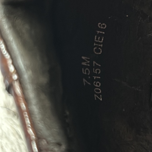 BOC Embossed Peggy Brown Vegan Leather Slip On clog sz 7.5 - Picture 10 of 10